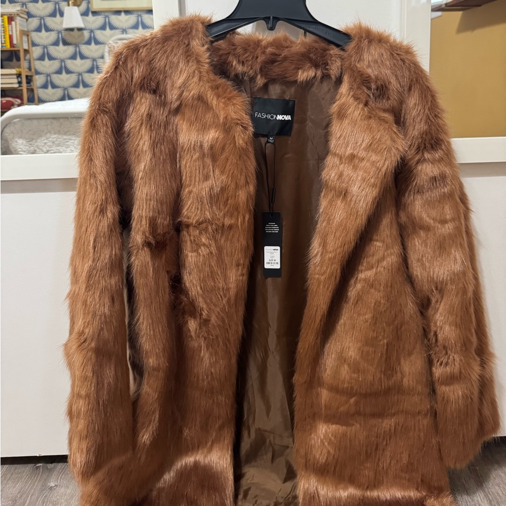 Fashion Nova Faux Fur Coat